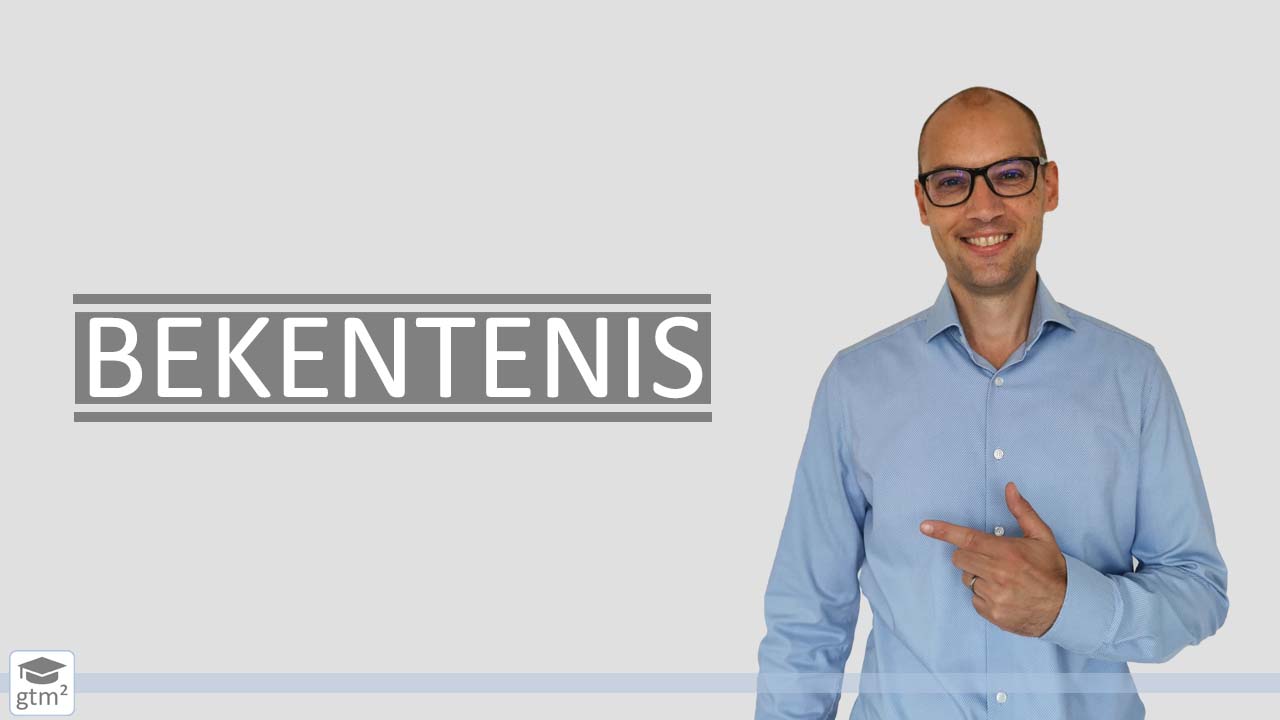 Michiel Kox wijzend naar bekentenis